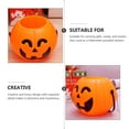 thumbnail image 3 of 4pcs Halloween Evil Pumpkin Cucharas Divertidas contenedor de caramelo portátil para niños, 3 of 7