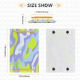 thumbnail image 3 of Iauyy Modern Square Bathroom Tray with Handles - Acrylic & Aluminum Alloy Vanity Countertop Organizer ，Lavender Blue, 3 of 7