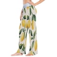 thumbnail image 3 of Women's Long Sleep Pants Home Pants Sleep Pants Wide-Leg Pants Design Elastic Fabric Casual Pants M Cute Cartoon Lemon, 3 of 7