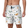 thumbnail image 2 of Fotbe Sea Creatures Men’s Swim Trunks Quick Dry Swim Shorts Board Shorts with Mesh Lining-Small, 2 of 9
