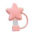 thumbnail image 2 of Tapa de silicona para pajita con forma de estrella, a prueba de polvo, a prueba de fugas, reutilizable y flexible para vasos y botellas de agua. Apta para lavavajillas., 2 of 6