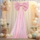 thumbnail image 4 of Lazo decorativo extragrande de 80 x 60 x 200 cm, nailon y elastano, color rosa y morado | Adorno colgante para interiores y exteriores para San Valentín, bodas, fiestas y festividades. Decoración, 4 of 9