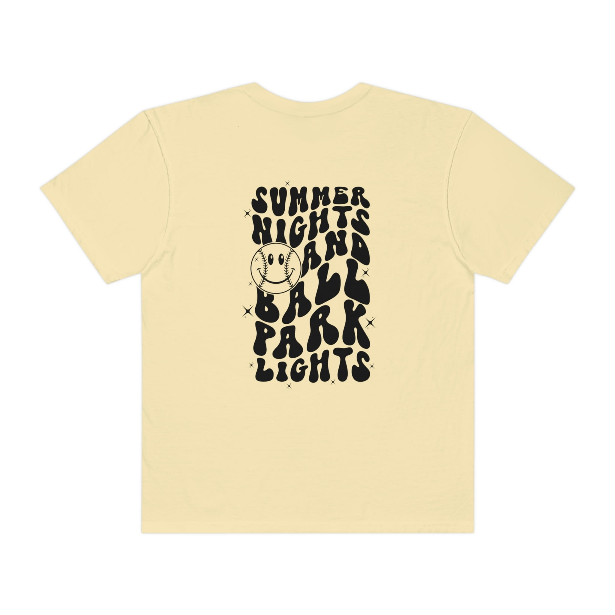 Summer Nights and Ball Park Lights, Baseball Mom Tee, Baseball Shirt, Mom Ball Tee