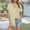 Beige, variant on Casual Women's Button Cardigan Shirt For Everyday Wear Lightweight Summer Tops For Jeans And Casual Pants Plain Loose T Shirts for Women V Neck Woman T Shirt Oversized Dress Shirt Sports Tee V Neck T