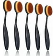 thumbnail image 1 of Crafting Ink Blending Brush Set 5 Pcs, With Distress Oxide Ink With Flexible-black Handles, 1 of 5