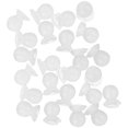 thumbnail image 2 of Silicone Earring Backs for Studs Safe and Durable Replacement Rubber Stoppers White 50pcs, 2 of 8