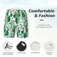 thumbnail image 5 of Haiem Cactus Plants Men'S Quick-Dry Swim Trunks: Comfortable Beach Shorts With Mesh Lining And Pockets - Ideal For Swimming And Sunbathing Xx-Large, 5 of 9