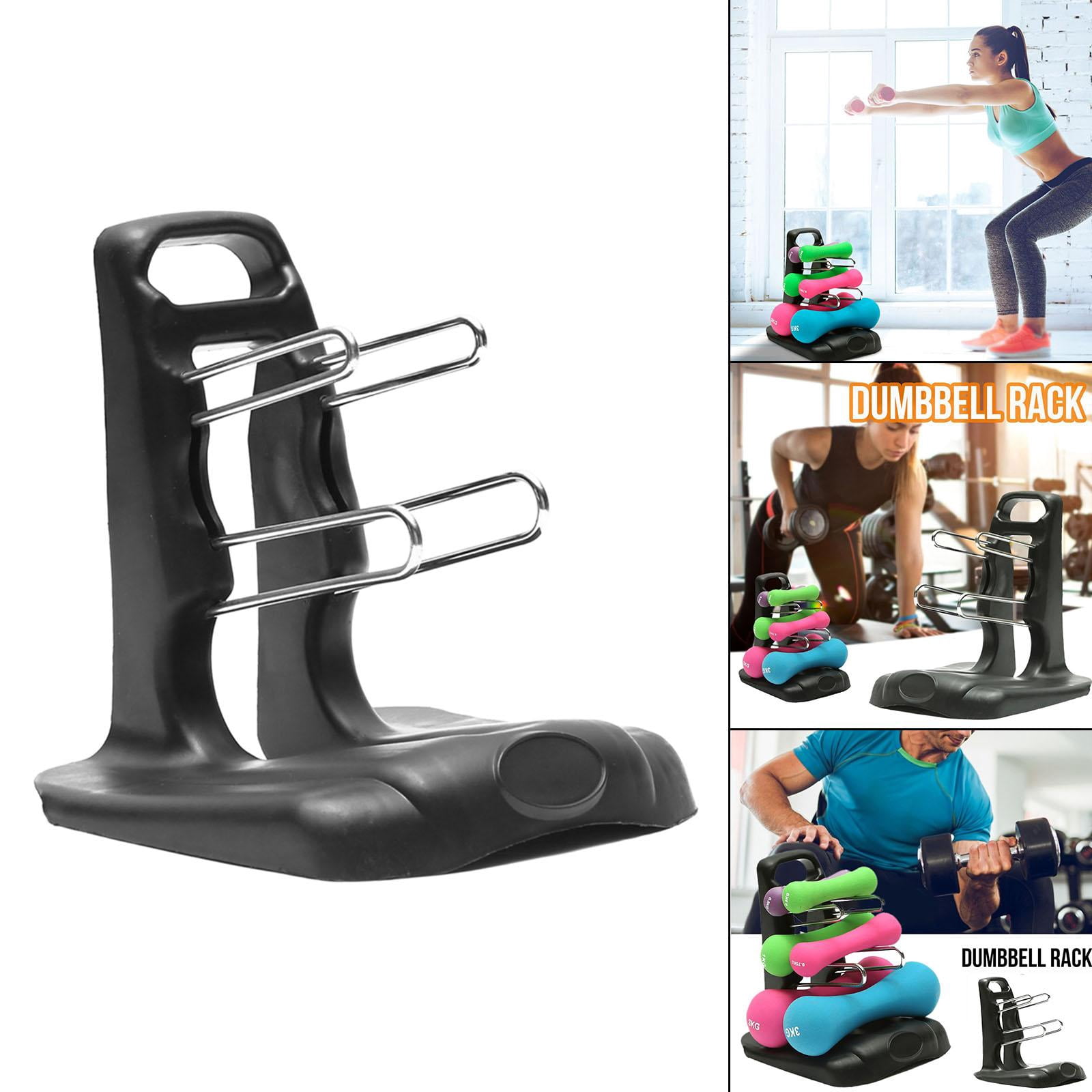 Axioma 3 Tier Dumbbell Rack Stand Holds 6 Dumbbells Organizer Weight Stand Storage Rack