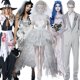 thumbnail image 2 of Disfraz de pareja de vampiros para mujer, disfraz de Halloween, Purim, Cosplay, terror, fantasma, zombi, cadáver, novia, para adultos, 2 of 5