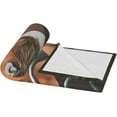 thumbnail image 3 of Flannel Blanket Glen Character Powell Nap Blanket Air Conditioning Blankets Couch Bed Office Blankets Soft and Cozy 50"X40", 3 of 6
