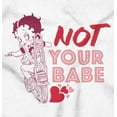thumbnail image 2 of Betty Boop Biker Not Your Babe Tank Top Tee Shirt Women Brisco Brands S, 2 of 5