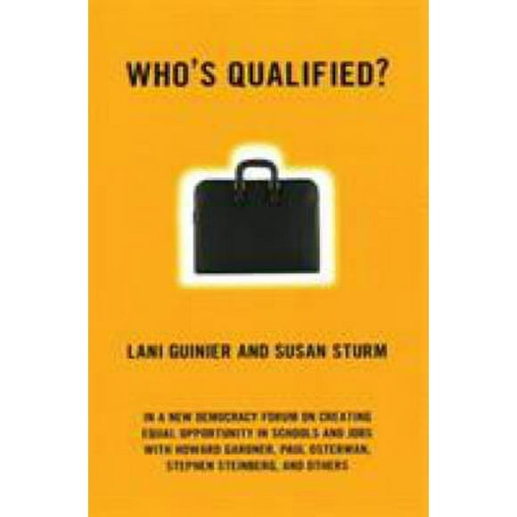 Pre-Owned Who's Qualified? : A New Democracy Forum on the Future of Affirmative Action 9780807043356