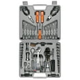 thumbnail image 2 of Performance Tool W1193 SAE/Metric Multi-Use Tool Set, General Household Hand Tools, Auto Repair Tool Set, with Plastic Toolbox Storage Case, Gray, 119-Pieces, 2 of 6
