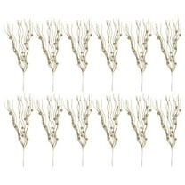 Pink Christmas Glitter Berry Stems 12 Pack 17in Artificial Holiday Picks for Tree Wreath Crafts Home Decor