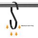 thumbnail image 4 of Ganchos colgantes de metal resistentes, materiales de alta calidad que garantizan una construcción duradera y a prueba de óxido, perfectos para herramientas de usos múltiples en la cocina, los baños,, 4 of 5
