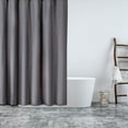 thumbnail image 5 of SLYNSHome Shower Curtain Bathroom Accessories,Heavy Duty Thick Fabric Shower Curtains for Bath Bath Curtain with Hooks - Gray, 5 of 8