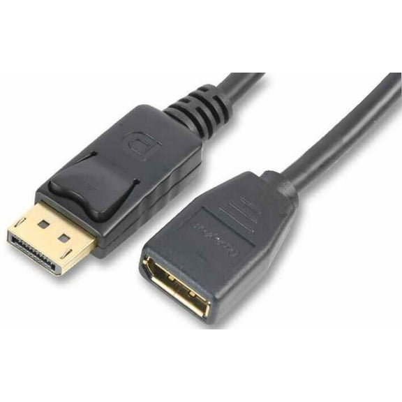 PRO SIGNAL - DisplayPort 1.2 Male to Female Lead, 3m Black