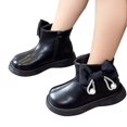 thumbnail image 2 of Generic Kids Winter Boots Fashion Kids Winter Water Proof Flat Keep Warm Snow Boots Big Girls Winter Boots Size 1, 2 of 7