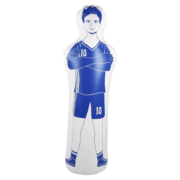 Saco De Boxeo Inflable Del PVC Del Fútbol Del Vaso Simulado Del Entrenamiento Del Fútbol Para El Ejercicio Rojo