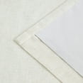thumbnail image 4 of Natural Pinch Pleated Full Blackout Curtains Linen Blended Room Darkening Window Curtains 95 inch for Living Room Bedroom Thermal Insulated Pinch Pleat Drapes with Hooks 2 Panel 40"Wx95"L, 4 of 5