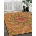 thumbnail image 3 of Ahgly Company Machine Washable Indoor Square Transitional Grapefruit Red Area Rugs, 8' Square, 3 of 7