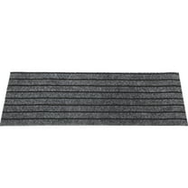 Stair Anti-Slip Pad 29.5x10.2 Inch Polyester Carpet Mat for Safety and Noise Reduction on Stairs, Dark Grey