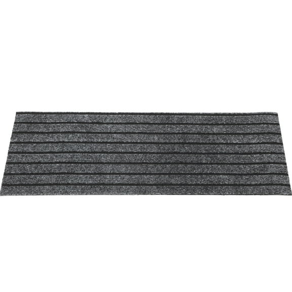 Stair Anti-Slip Pad 29.5x10.2 Inch Polyester Carpet Mat for Safety and Noise Reduction on Stairs, Dark Grey
