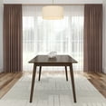 thumbnail image 4 of Plank+Beam 72" Mid Century Modern Dining Table, Solid Wood Kitchen & Dining Room Table for 6, Walnut, 4 of 8