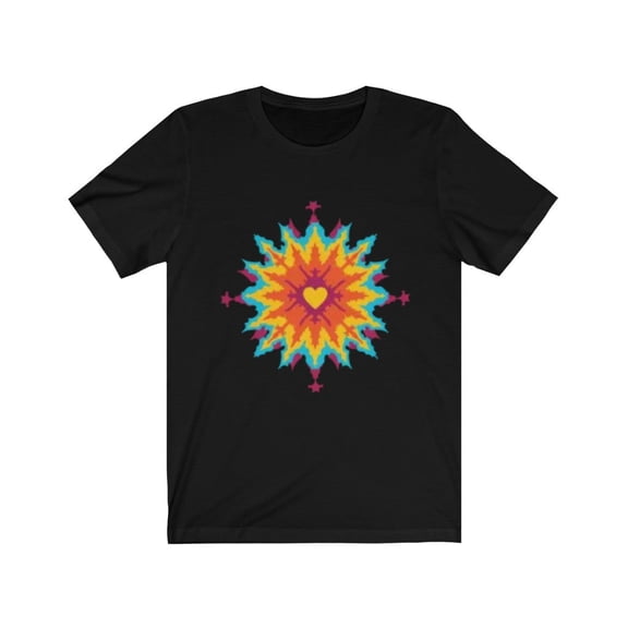 Fractal Psychedelic Heart Women's T-Shirt