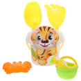 thumbnail image 5 of Beach Sand Toy Set with Small and Bucket Made of Plastic for Home Fun, 5 of 5