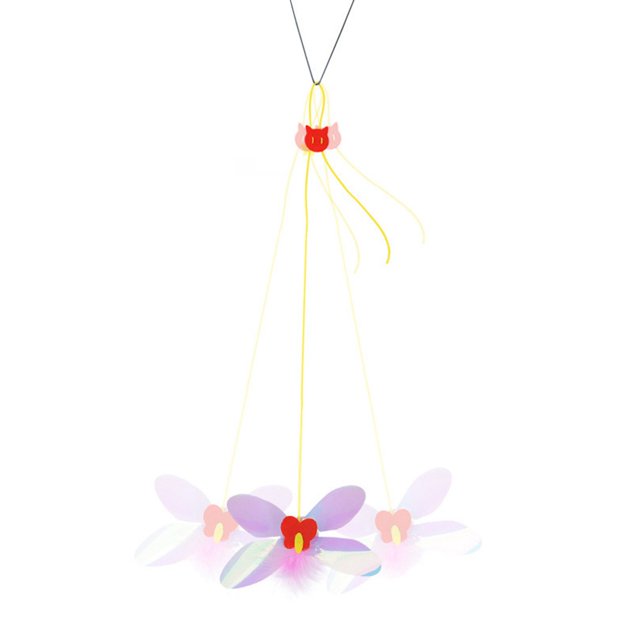 Interactive Cat Toy Hanging Elastic Cute Kitten Play Toy Cat Teaser Toy for Door