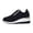 Black, variant on Women's Platform Fashion Sneakers Retro Classic Trainers Casual Lace-up Stylish Tennis Running Walking Shoes Grey 41