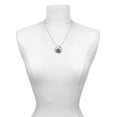 thumbnail image 3 of Delight Jewelry Silvertone Antiqued Round Seal - Initial - S - Miracles Ring Charm Necklace, 18", 3 of 4