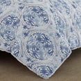 thumbnail image 6 of Laura Ashley Mila Collection Comforter Set - Ultra Soft All Season Bedding, Reversible Stylish Bedspread With Matching Sham(s), King, Blue, 6 of 7