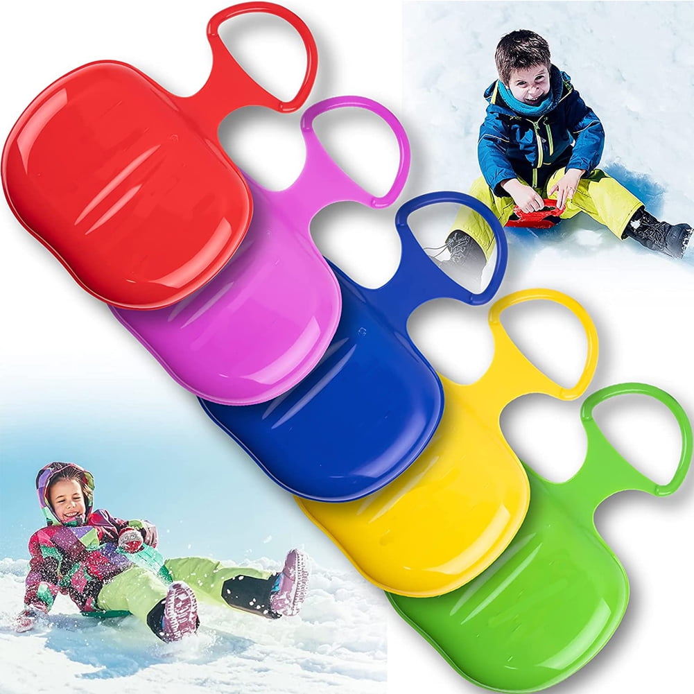 Extra Large Snow Sled Board, Portable Outdoor Winter Thicken Skiing
