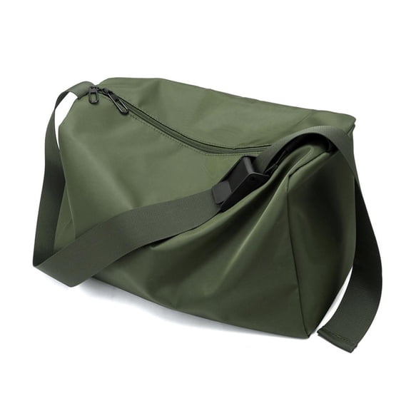 Unisex Nylon Gym Bag Waterproof Lightweight With Adjustable Strap And Multiple Compartments