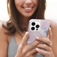thumbnail image 3 of iPhone 13 Pro Case, Ultra Thin Hybrid Protective Lightweight Marble Design Shockproof Case Soft TPU Back Cover for iPhone 13 Pro 6.1", C, 3 of 6