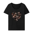 thumbnail image 1 of Camiseta de manga corta Yuyangstore camiseta cuello redondo moda XL, 1 of 7