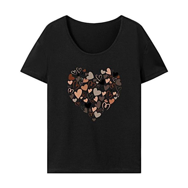 Camiseta para mujer con cuello redondo, camiseta básica suave para acampar en la calle XL