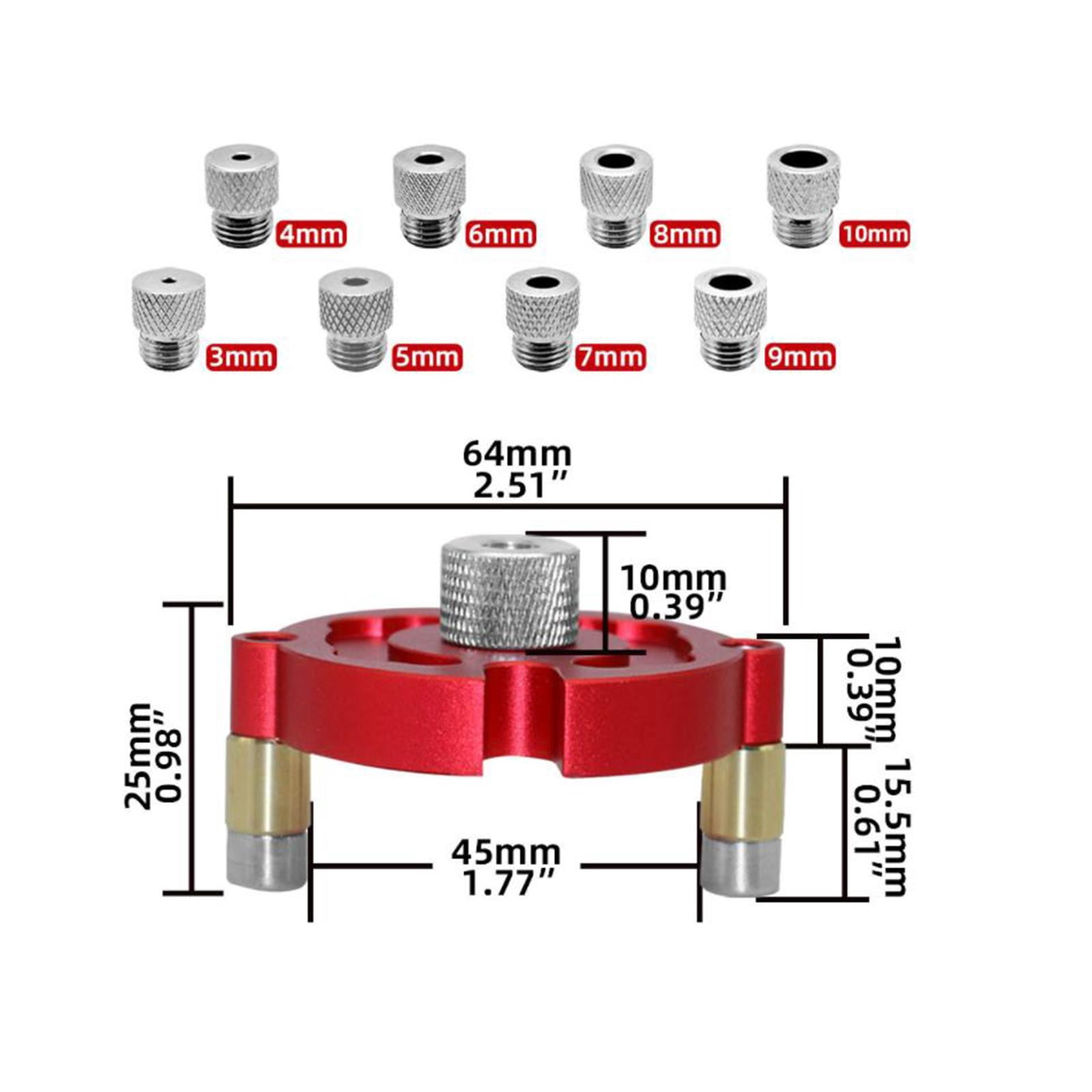 Vertical Pocket Hole Jig, Dowel Drill Guide, Portable Dowelling Jig, Drill Guide Hole for Furniture Making