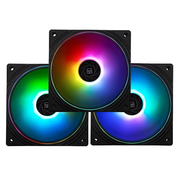 Thermalright TL-S12-S X 3 CPU Fan 120mm ARGB Case Cooler Fan Comes with ARGB Lighting