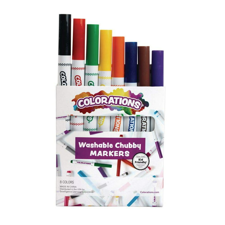 Colorations® Large Crayons - 8 Colors, 12 Sets
