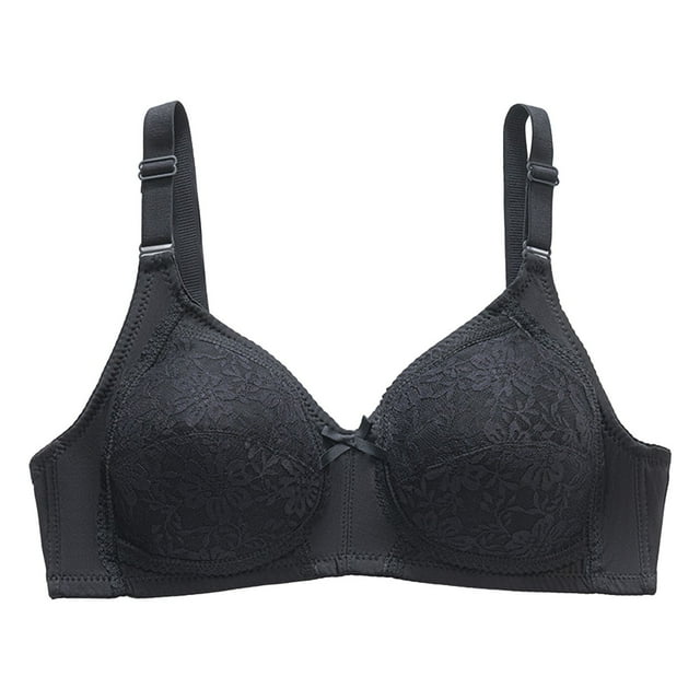 Grande Poitrine avec Petite Dentelle sous-Vêtements Soutien-Gorge Anti-Affaissement pour Femmes Sans Armatures Rassemblé et Rétréci Sans Points Saillants. Soutiens-Gorge Grande Taille en Stock