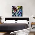 thumbnail image 2 of ARTCANVAS Colorful Mask Home decor Canvas Art Print - Size: 26" x 26" (1.50" Deep), 2 of 9