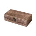 thumbnail image 4 of Wooden Storage Box Souvenir Box with Hinge Lid Container Decorative Keepsake Box Style B, 4 of 9
