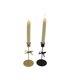thumbnail image 1 of Candelabro romántico | Decoración de Nudo de Moño | Elegante adorno metálico para la mesa de boda | Dorado o Negro | Diseño Elegante | 16,8 cm de altura | Acento de decoración del hogar, 1 of 2
