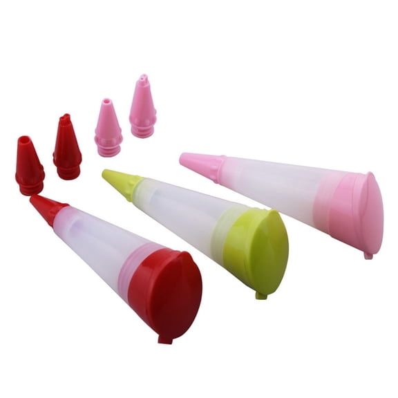 HOOWIFFY Red Silicone Pastry Pen for Cake Decorating, Food Writing Tool for Baking, , and Creative Dessert Designs