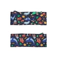 thumbnail image 2 of Wukai The Underwater World Print Baby Bow Headband for Newborn Infant Baby Toddler Girls, 2 of 5