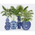 thumbnail image 3 of Fab Funky 24x20 Black Modern Framed Museum Art Print Titled - Chinoiserie Vase Group 1, 3 of 5