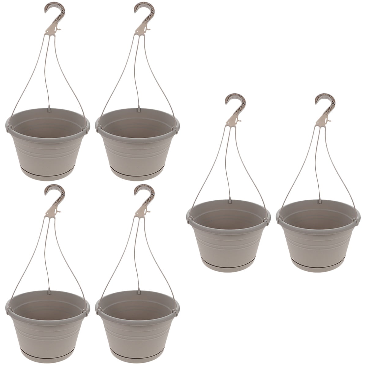 HOMEMAXS 6 pcs  Hanging Planter Pot Flower Hanging Basket Hanging Planter Decorative Flowerpot